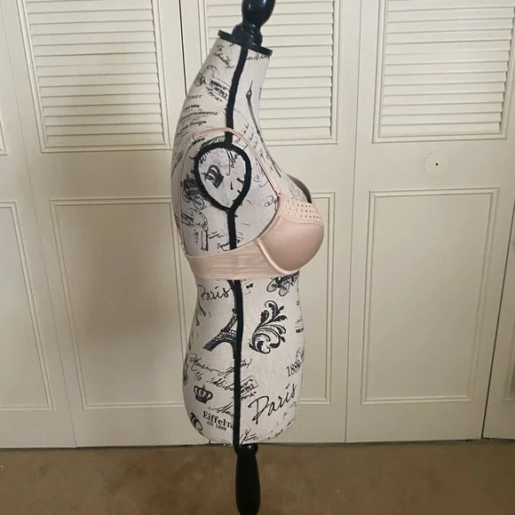 Aerie limited edition rhinestone push up bra beige nude 34C - Picture 5 of 16